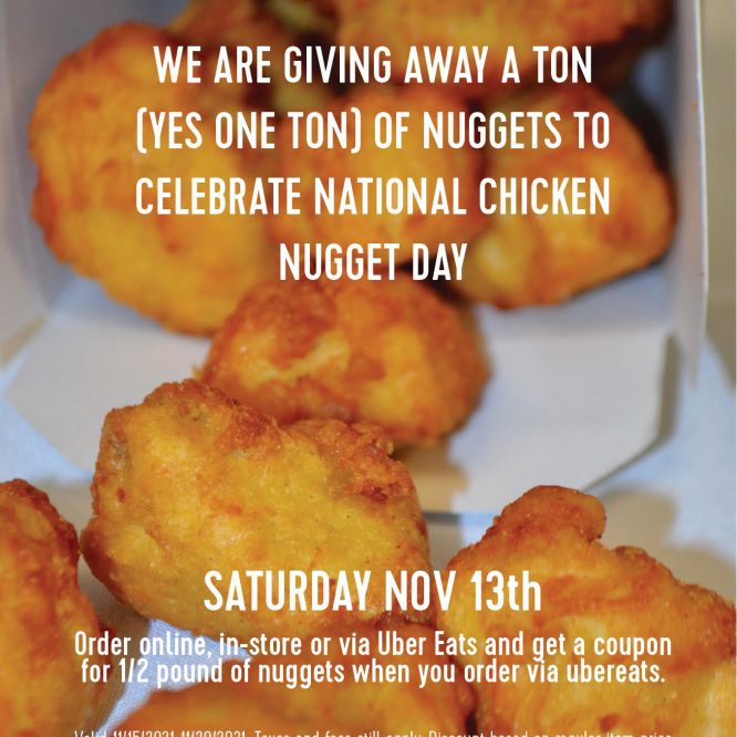 Garden Catering free nuggets